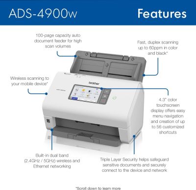 Brother ADS-4900W Scanner