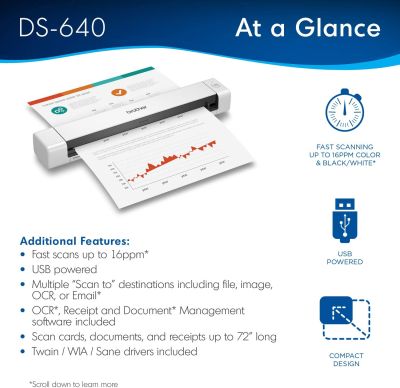 Brother DS640 Scanner