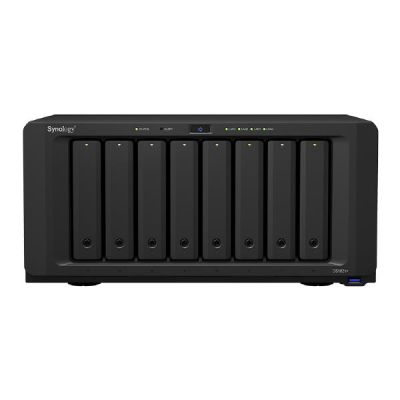 Synology DiskStation DS1821+ 8-Bay 3.5" Diskless 4xGbE NAS (Tower) , AMD Ryzen Quad Core 2.2GHz,4GB RAM,4xUSB3.2, 2x eSATA, Scalable.3 year Wty