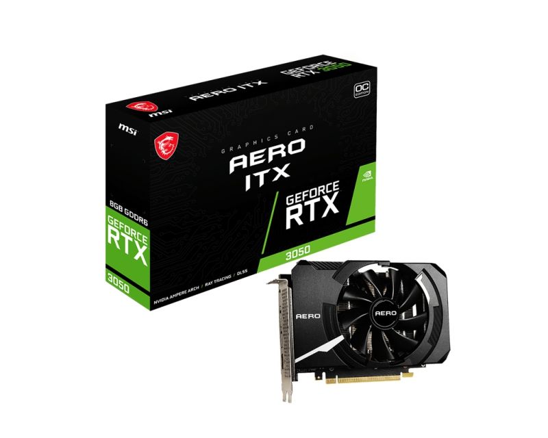  MSI RTX 3050 AERO ITX 8G OC