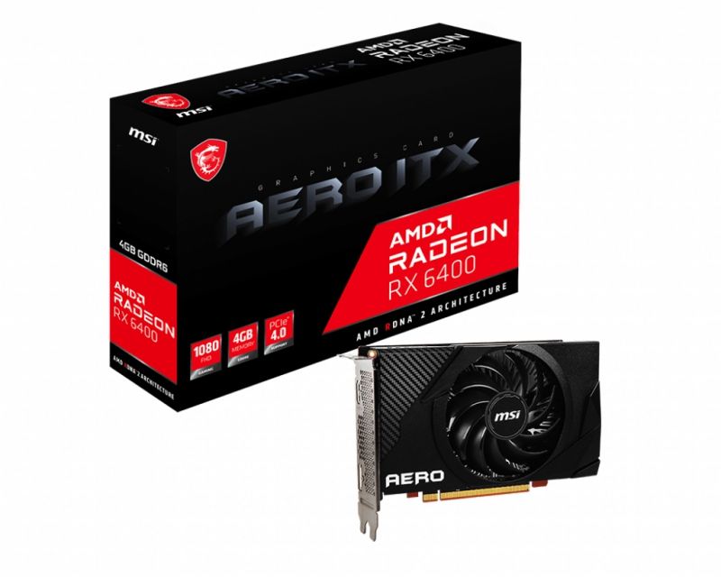  MSI RADEON RX 6400 AERO ITX 4G