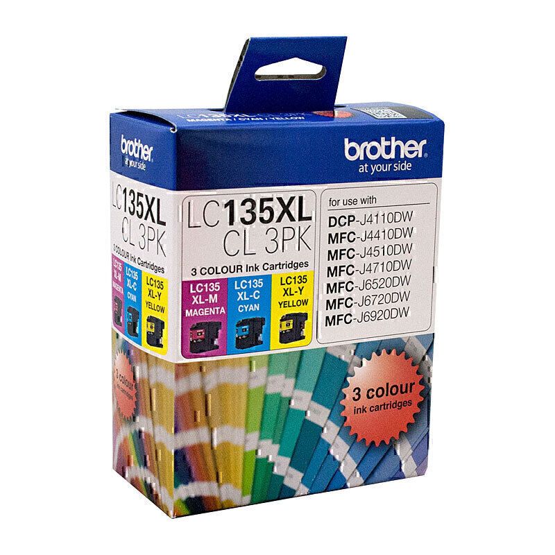 Brother Ink Cartridges B135XLCMY