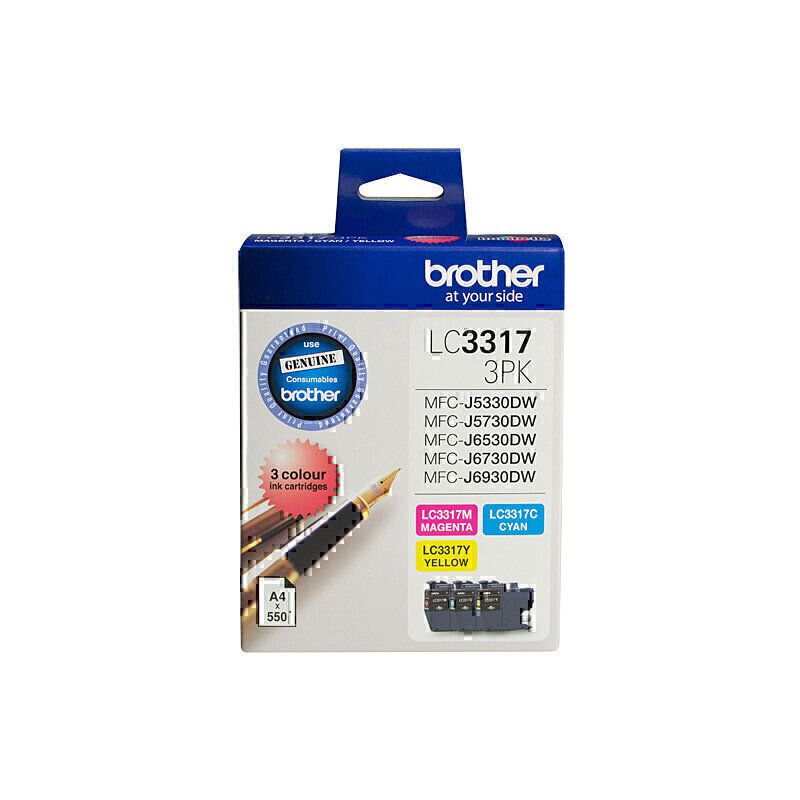Brother Ink Cartridges B3317CMY