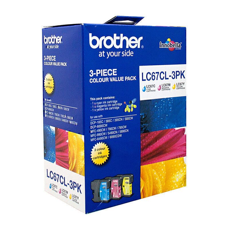 Brother Ink Cartridges B67CMY