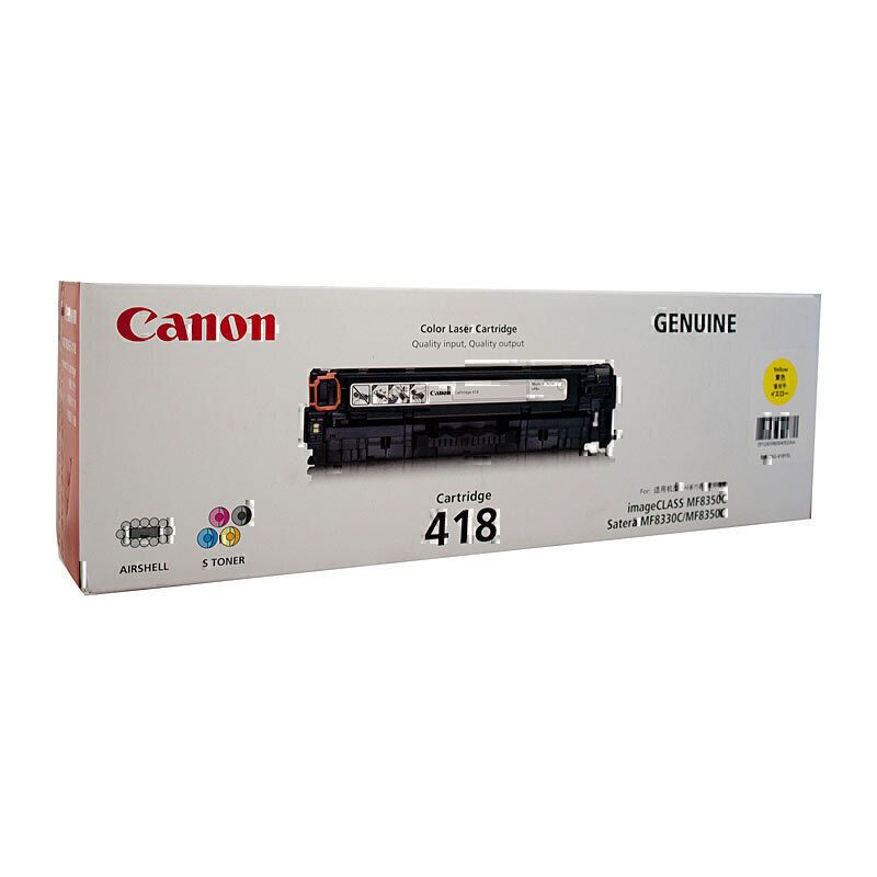 Canon Colour Laser Toner CART418Y