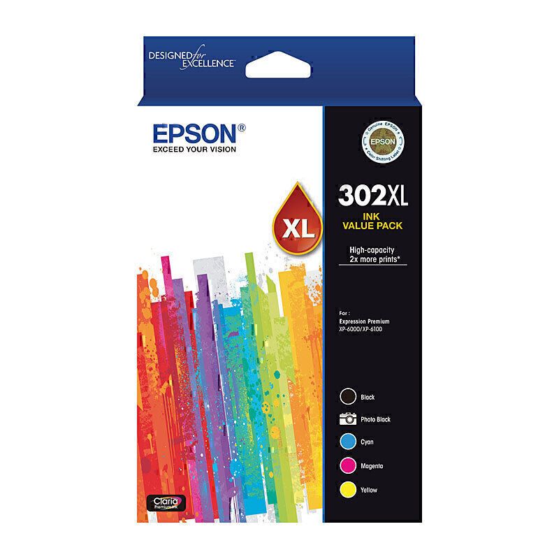 Epson Ink Cartridges E302XLVP