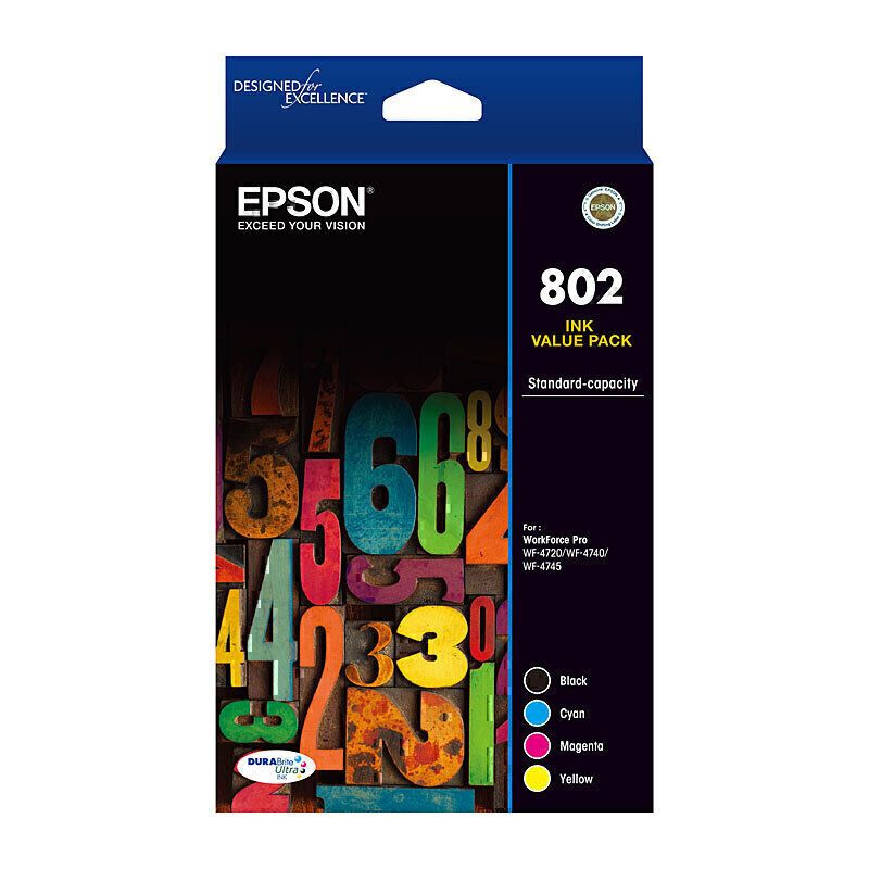 Epson Ink Cartridges E802CP4