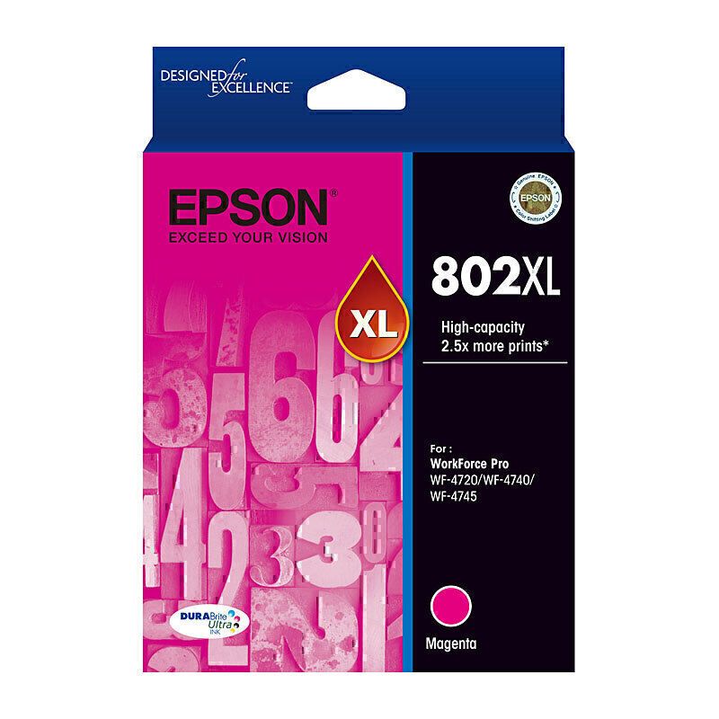 Epson Ink Cartridges E802MXL