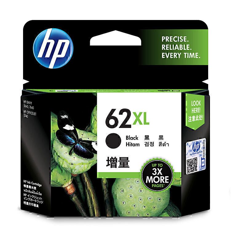 HP Inkjet Cartridges HI62BXL
