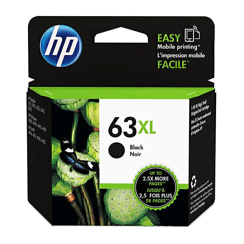HP Inkjet Cartridges HI63BXL
