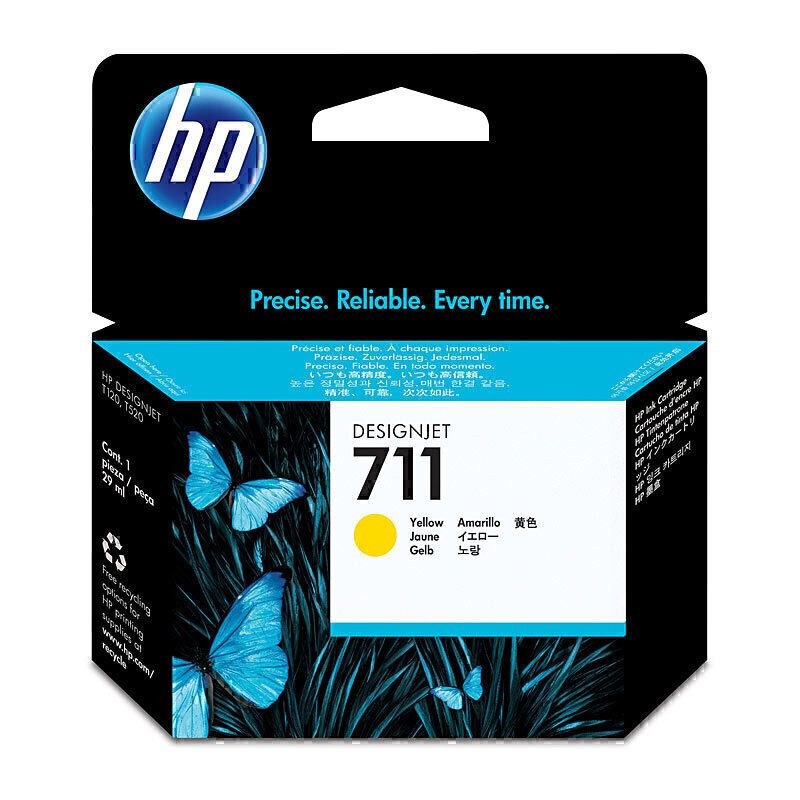 HP Inkjet Cartridges HI711Y