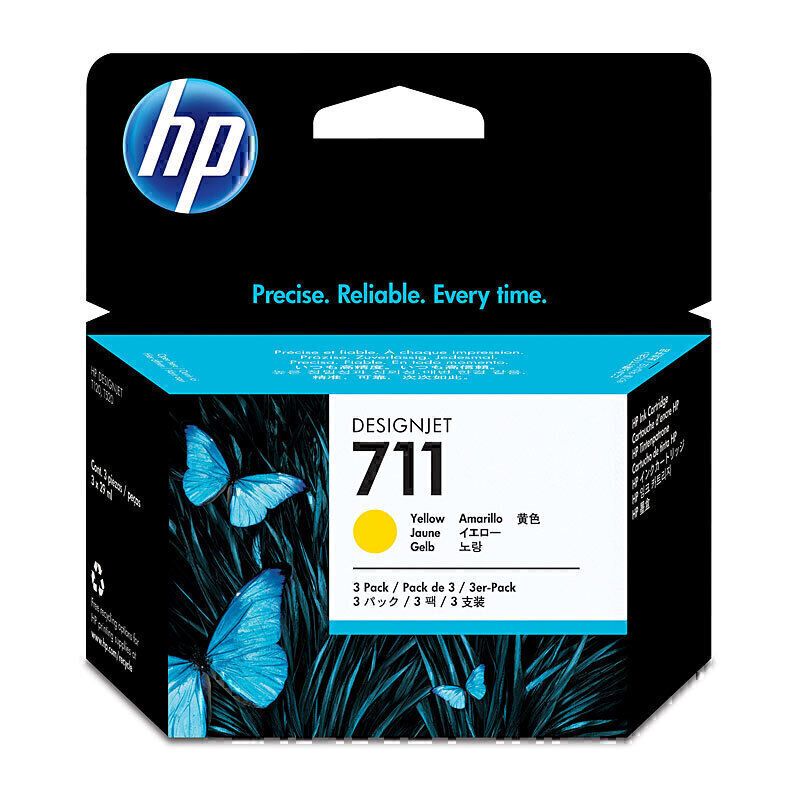 HP Inkjet Cartridges HI711YTRI