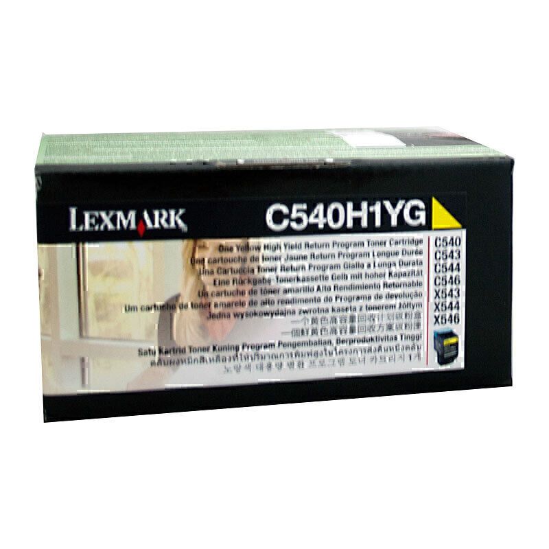 Lexmark Colour Laser Toner LX540H1YG