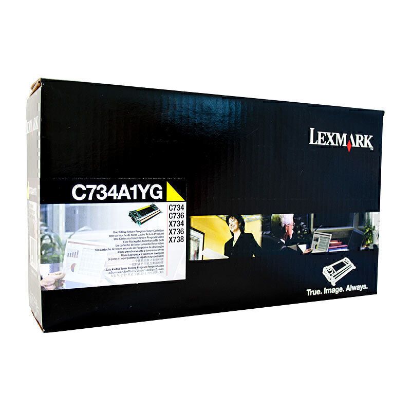 Lexmark Colour Laser Toner LX734A1YG